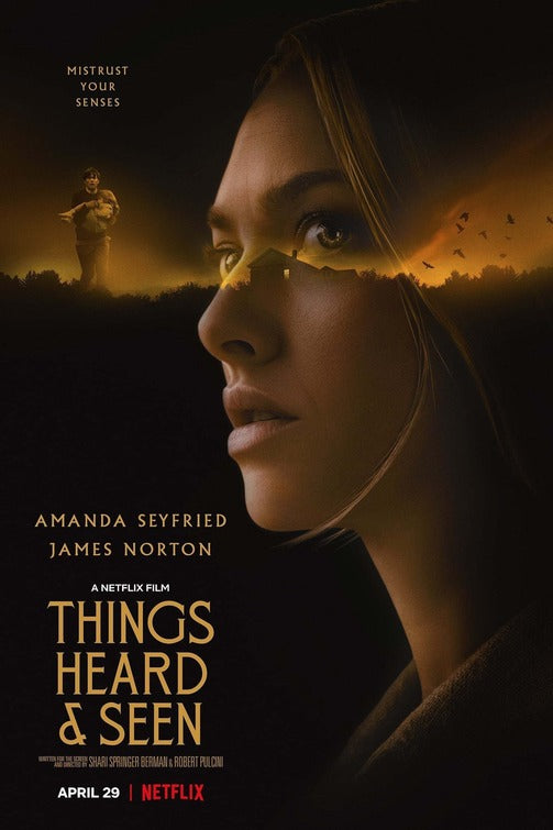 1000 piece jigsaw puzzle for the movie poster: Things Heard & Seen (2021)