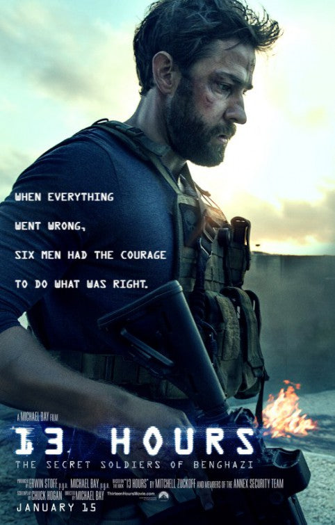 1000 piece jigsaw puzzle for the movie poster: 13 Hours: The Secret Soldiers of Benghazi (2016) ver4