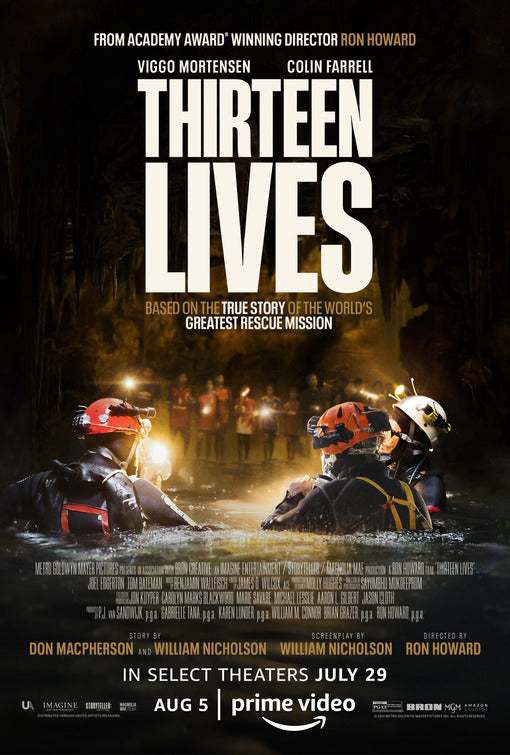 1000 piece jigsaw puzzle for the movie poster: Thirteen Lives (2022) ver2