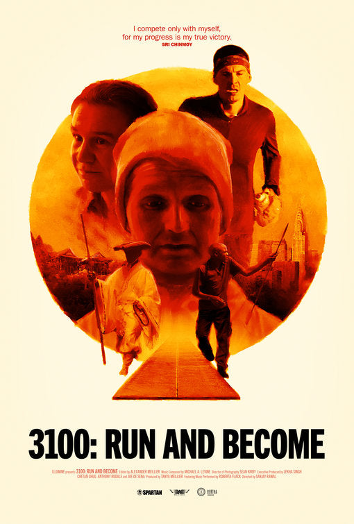 1000 piece jigsaw puzzle for the movie poster: 3100, Run and Become (2018)