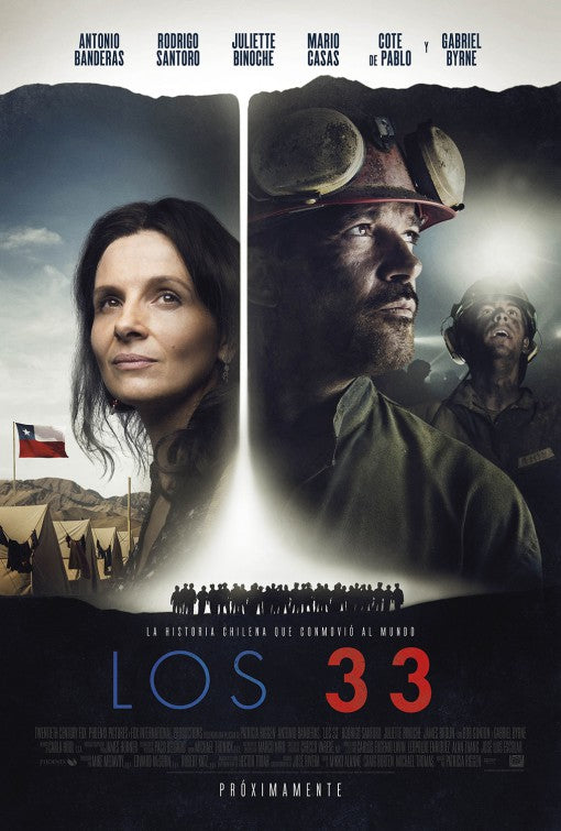 1000 piece jigsaw puzzle for the movie poster: The 33 (2015) ver8