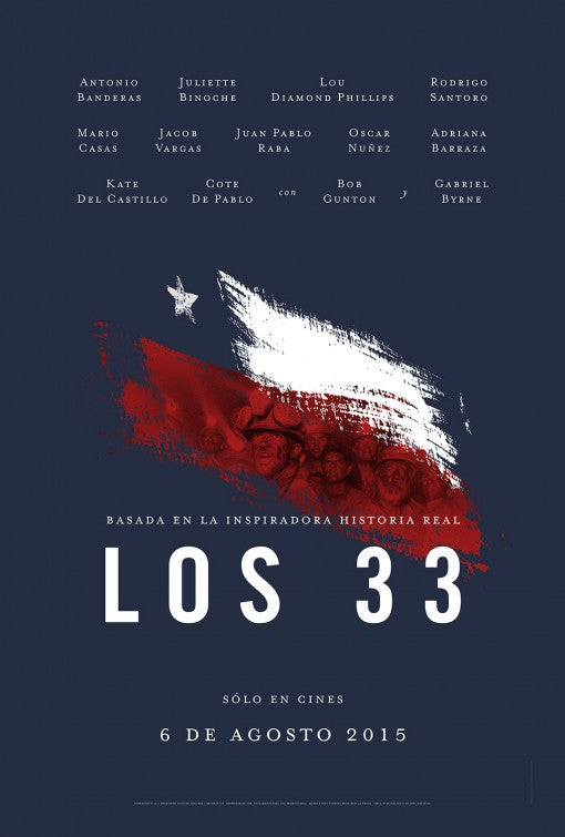 1000 piece jigsaw puzzle for the movie poster: The 33 (2015) ver9