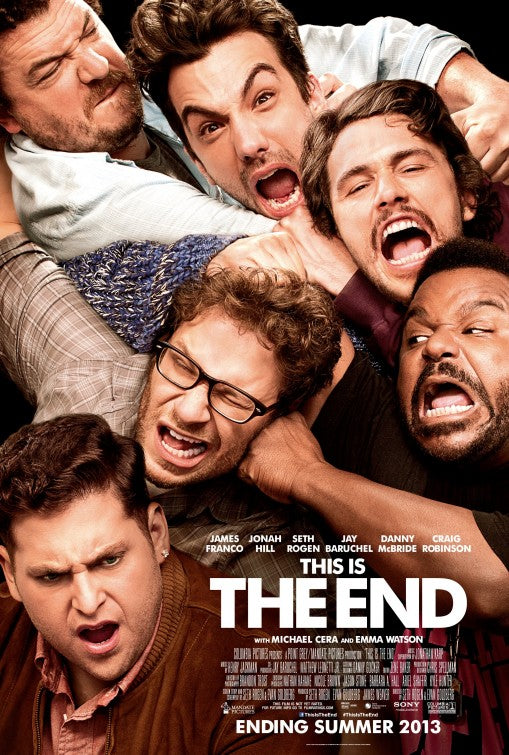 1000 piece jigsaw puzzle for the movie poster: This Is the End (2013)