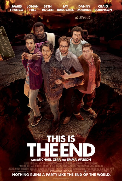 1000 piece jigsaw puzzle for the movie poster: This Is the End (2013) ver2