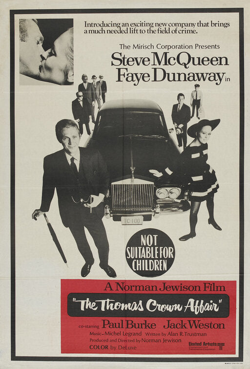 the movie poster: The Thomas Crown Affair (1968) ver2
