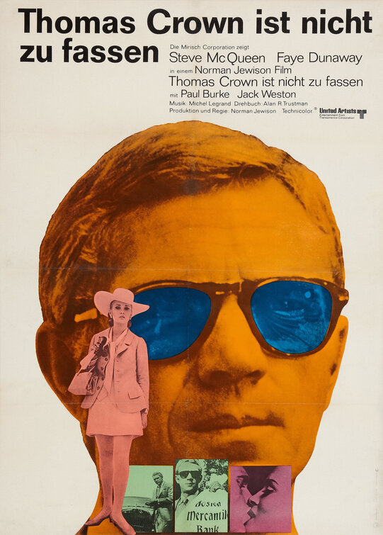 1000 piece jigsaw puzzle for the movie poster: The Thomas Crown Affair (1968) ver7