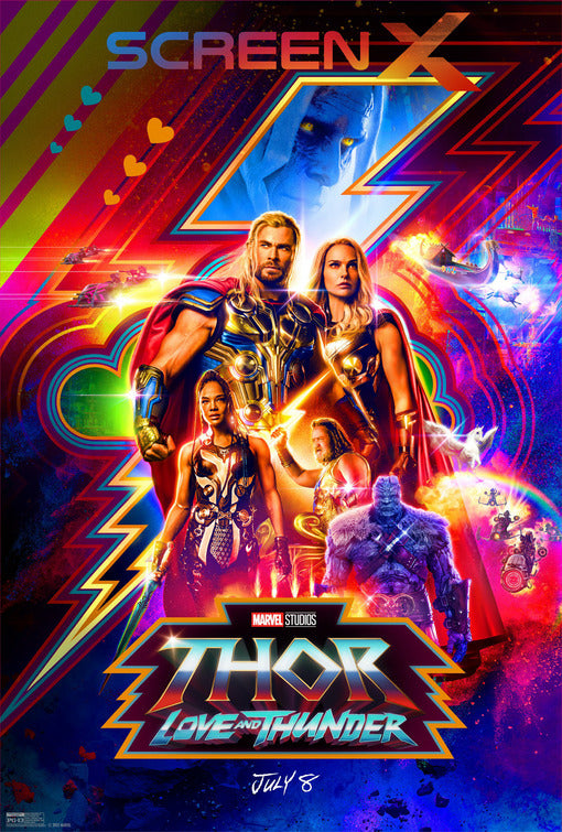 1000 piece jigsaw puzzle for the movie poster: Thor: Love and Thunder (2022) ver14