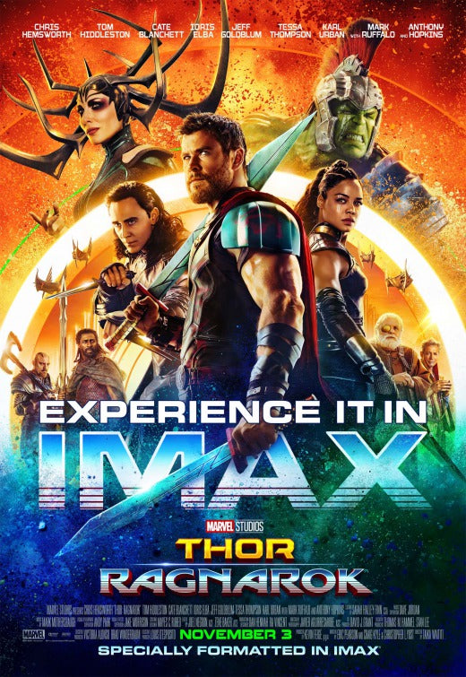 1000 piece jigsaw puzzle for the movie poster: Thor: Ragnarok (2017) ver15