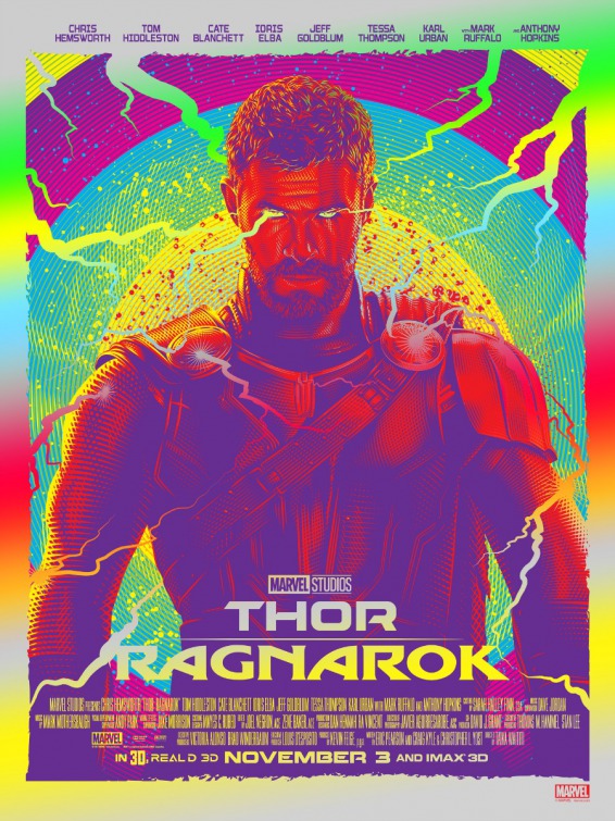 1000 piece jigsaw puzzle for the movie poster: Thor: Ragnarok (2017) ver18