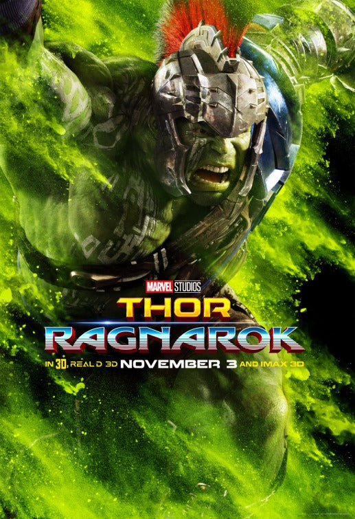 1000 piece jigsaw puzzle for the movie poster: Thor: Ragnarok (2017) ver9