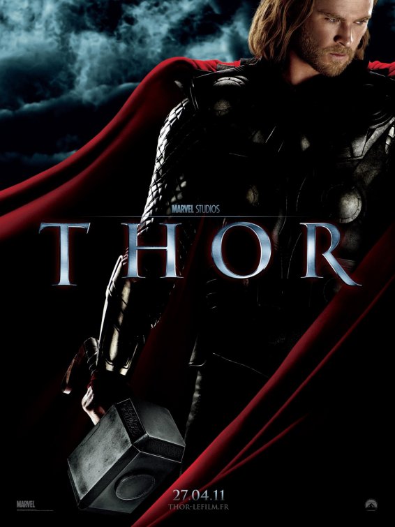 1000 piece jigsaw puzzle for the movie poster: Thor (2011) ver2