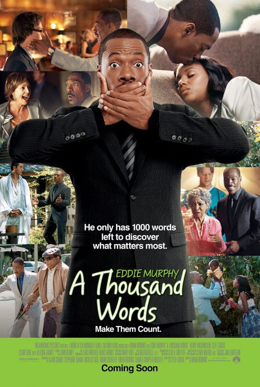 1000 piece jigsaw puzzle for the movie poster: A Thousand Words (2012) ver2