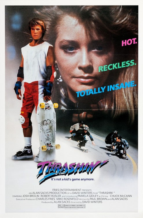 the movie poster: Thrashin' (1986)