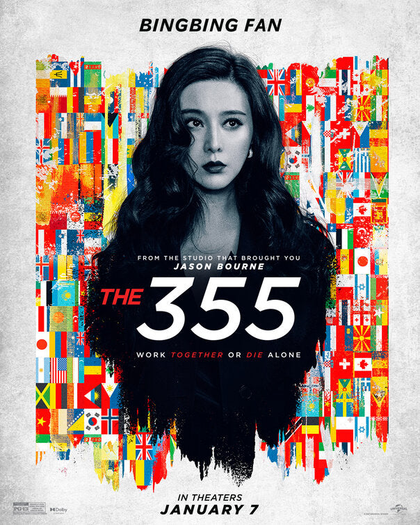 1000 piece jigsaw puzzle for the movie poster: The 355 (2022) ver13