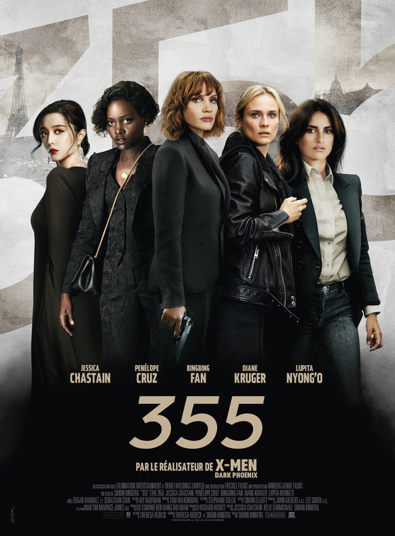 1000 piece jigsaw puzzle for the movie poster: The 355 (2022) ver3
