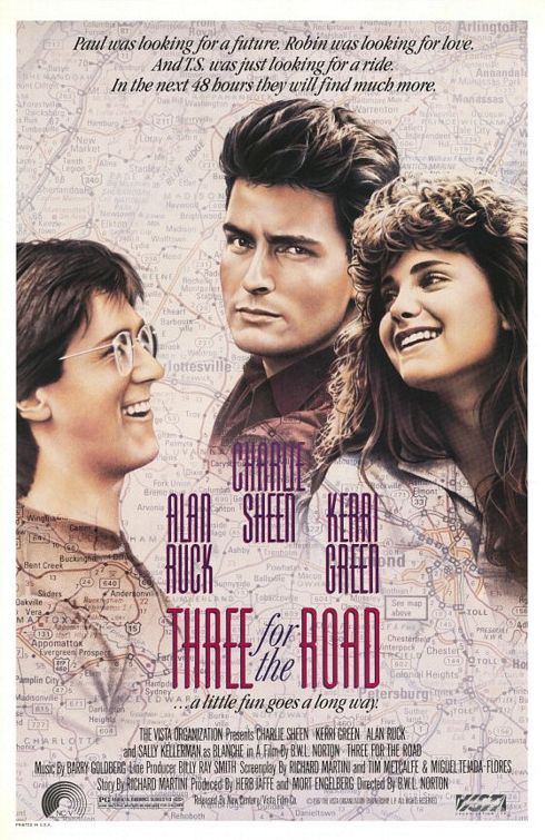 the movie poster: Three for the Road (1987)