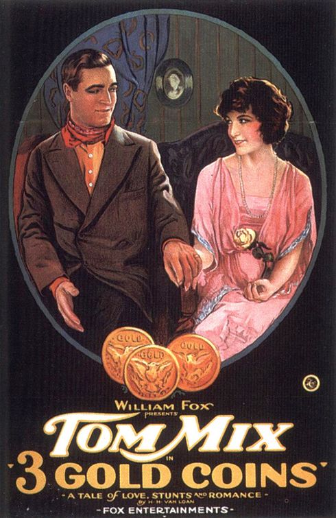 the movie poster: Three Gold Coins (1920)