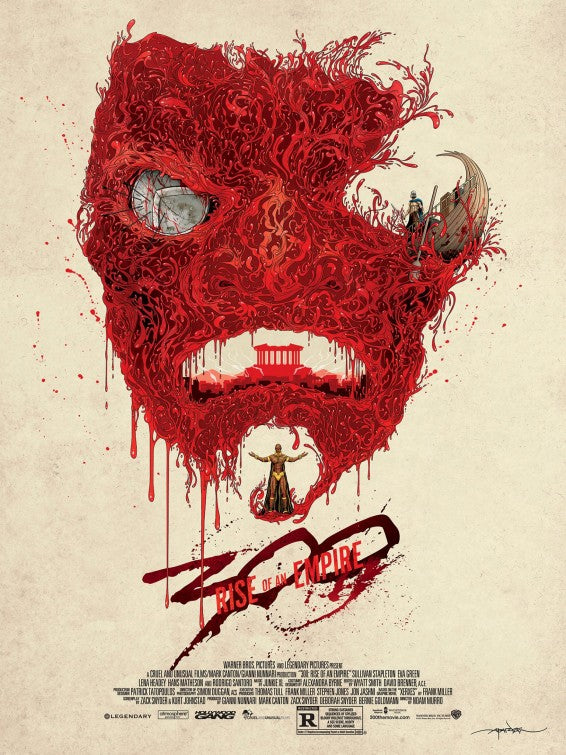 1000 piece jigsaw puzzle for the movie poster: 300: Rise of an Empire (2014) ver18