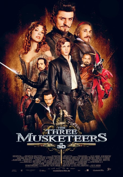 1000 piece jigsaw puzzle for the movie poster: The Three Musketeers (2011) ver8