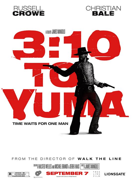 the movie poster: 3:10 to Yuma (2007) ver2