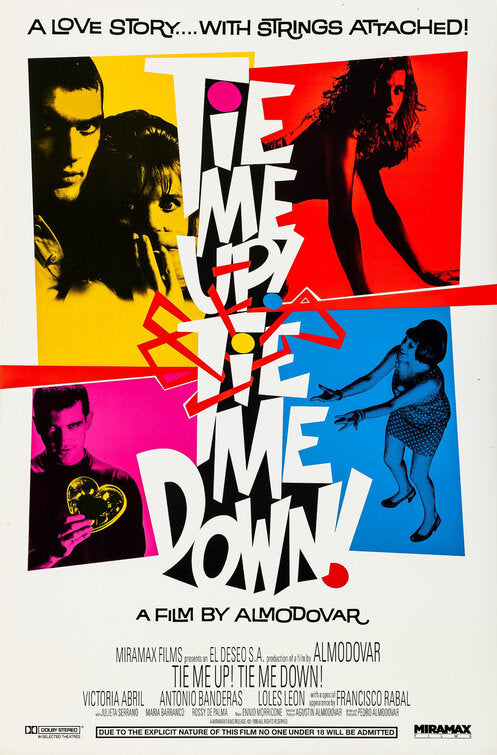 the movie poster: Tie Me Up! Tie Me Down! (1990)