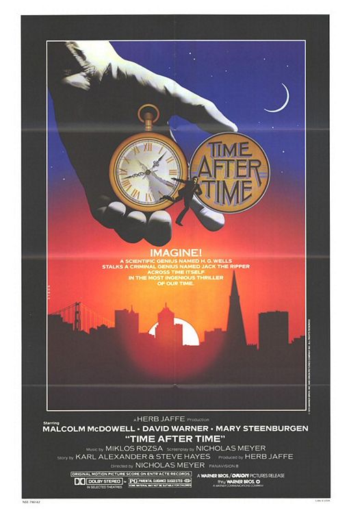 the movie poster: Time After Time (1979)