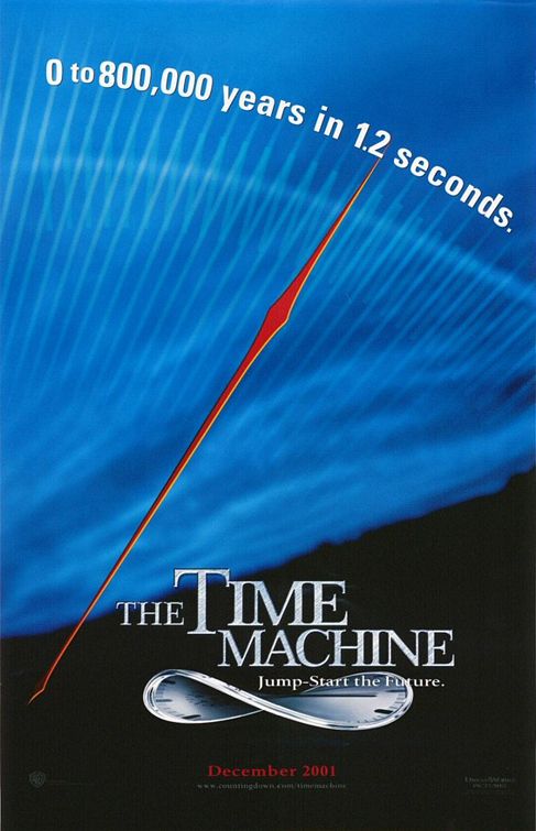 the movie poster: The Time Machine (2002)