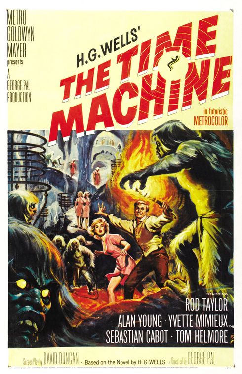 the movie poster: The Time Machine (1960)