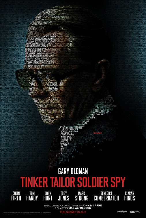 1000 piece jigsaw puzzle for the movie poster: Tinker, Tailor, Soldier, Spy (2011)