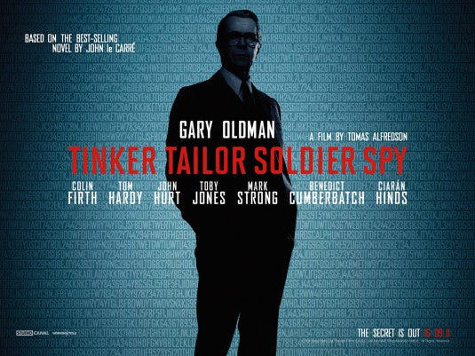 1000 piece jigsaw puzzle for the movie poster: Tinker, Tailor, Soldier, Spy (2011) ver2