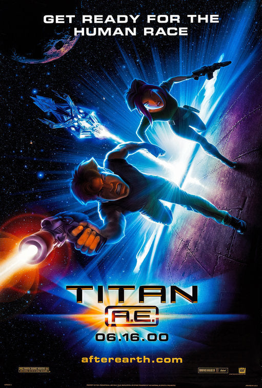 1000 piece jigsaw puzzle for the movie poster: Titan A.E. (2000)