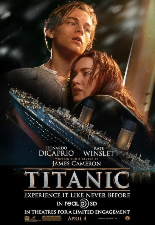 1000 piece jigsaw puzzle for the movie poster: Titanic (1997) ver8