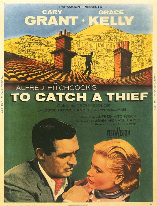 the movie poster: To Catch a Thief (1955) ver2