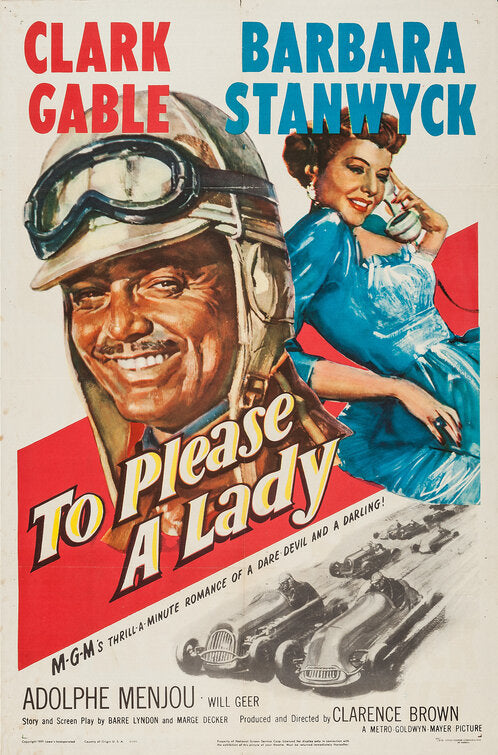 1000 piece jigsaw puzzle for the movie poster: To Please a Lady (1950)