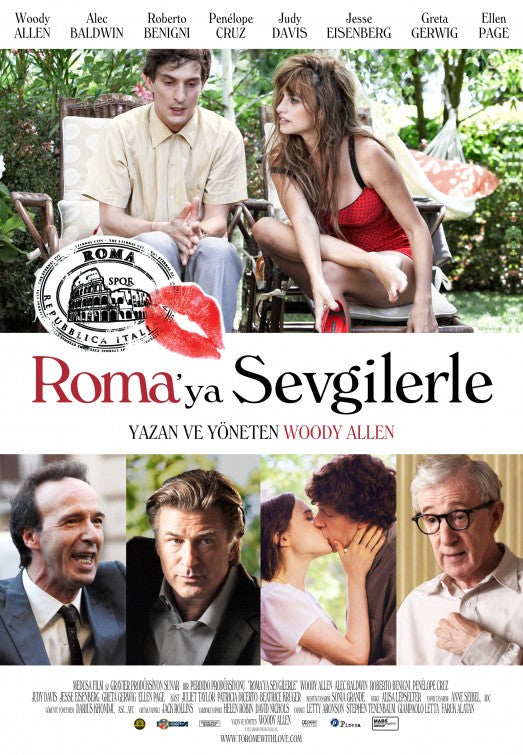 1000 piece jigsaw puzzle for the movie poster: To Rome with Love (2012) ver5