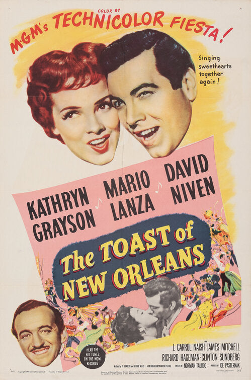 1000 piece jigsaw puzzle for the movie poster: The Toast of New Orleans (1950)