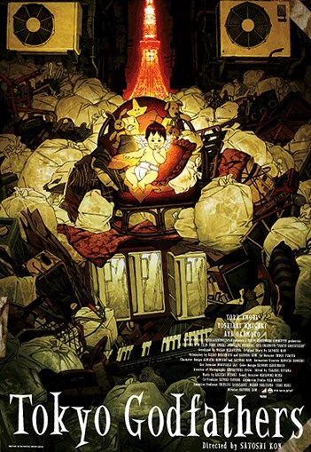 the movie poster: Tokyo Godfathers (2003)