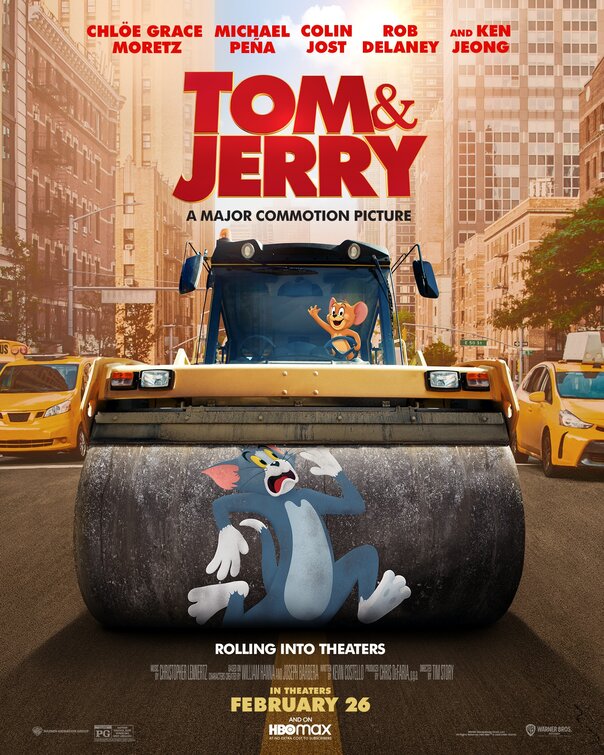 1000 piece jigsaw puzzle for the movie poster: Tom & Jerry (2021) ver3
