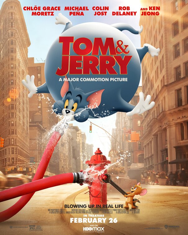 1000 piece jigsaw puzzle for the movie poster: Tom & Jerry (2021) ver4