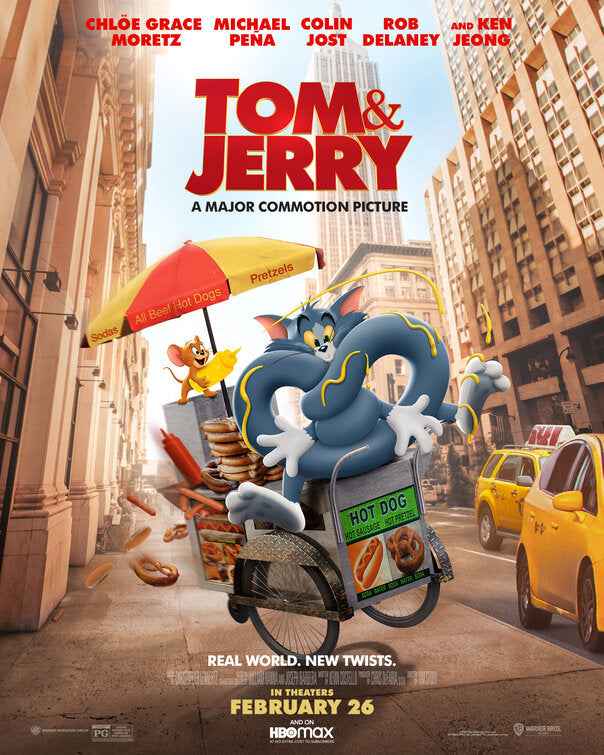 1000 piece jigsaw puzzle for the movie poster: Tom & Jerry (2021) ver5