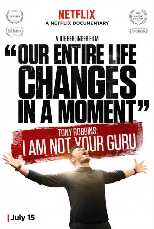 1000 piece jigsaw puzzle for tv poster: Tony Robbins: I Am Not Your Guru