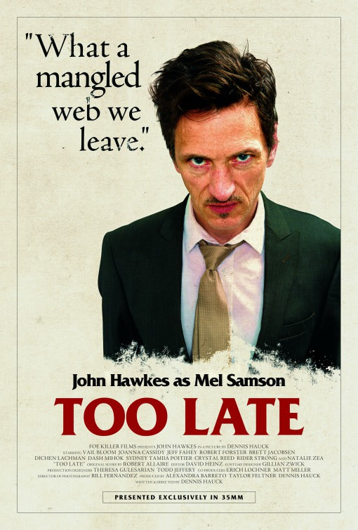 1000 piece jigsaw puzzle for the movie poster: Too Late (2016) ver12