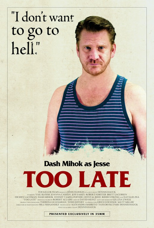 1000 piece jigsaw puzzle for the movie poster: Too Late (2016) ver7