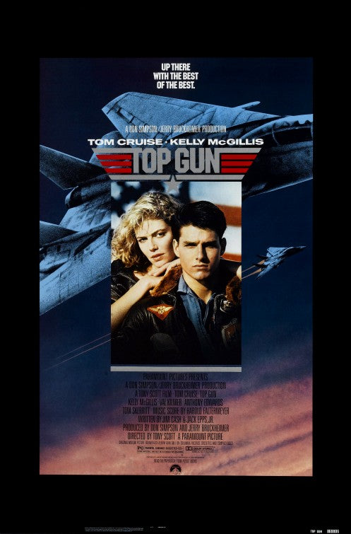 the movie poster: Top Gun (1986)