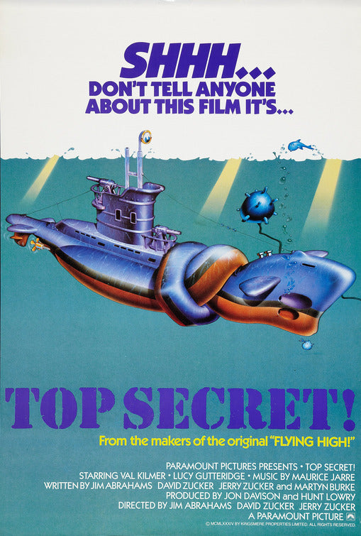 1000 piece jigsaw puzzle for the movie poster: Top Secret! (1984) ver3