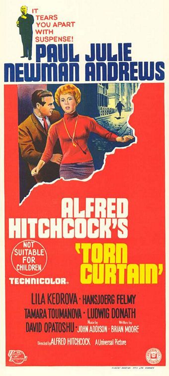 the movie poster: Torn Curtain (1966) ver2