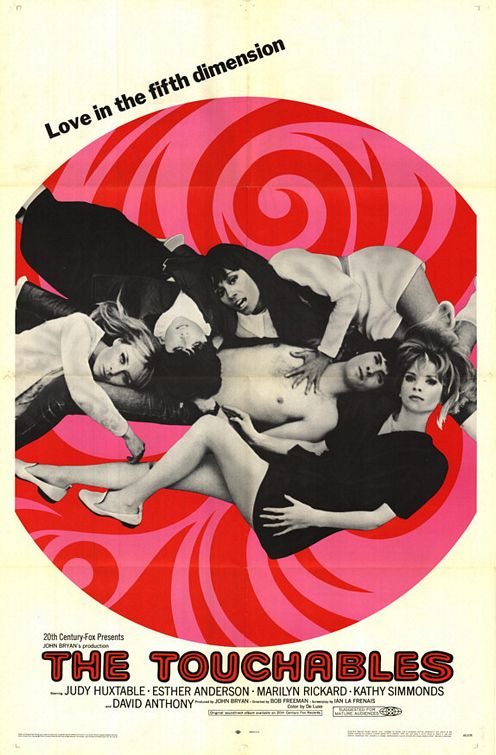 the movie poster: The Touchables (1968)