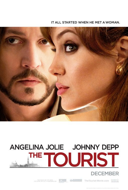 1000 piece jigsaw puzzle for the movie poster: The Tourist (2010)