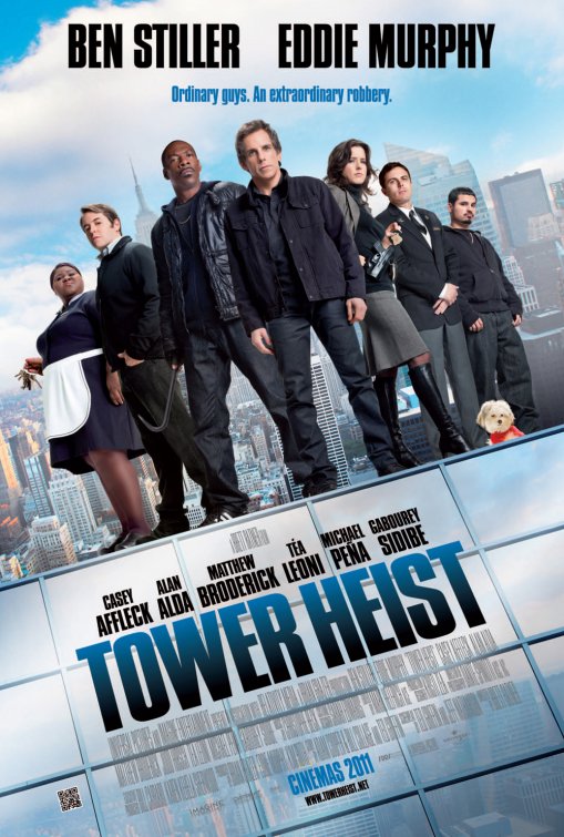 1000 piece jigsaw puzzle for the movie poster: Tower Heist (2011) ver2