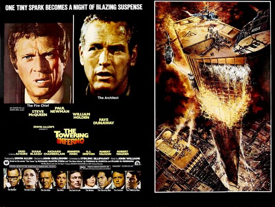 the movie poster: The Towering Inferno (1974) ver3